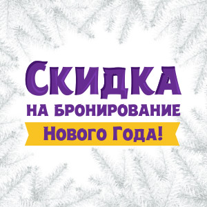Скидка на бронирование Нового Года Скидка на бронирование Нового Года